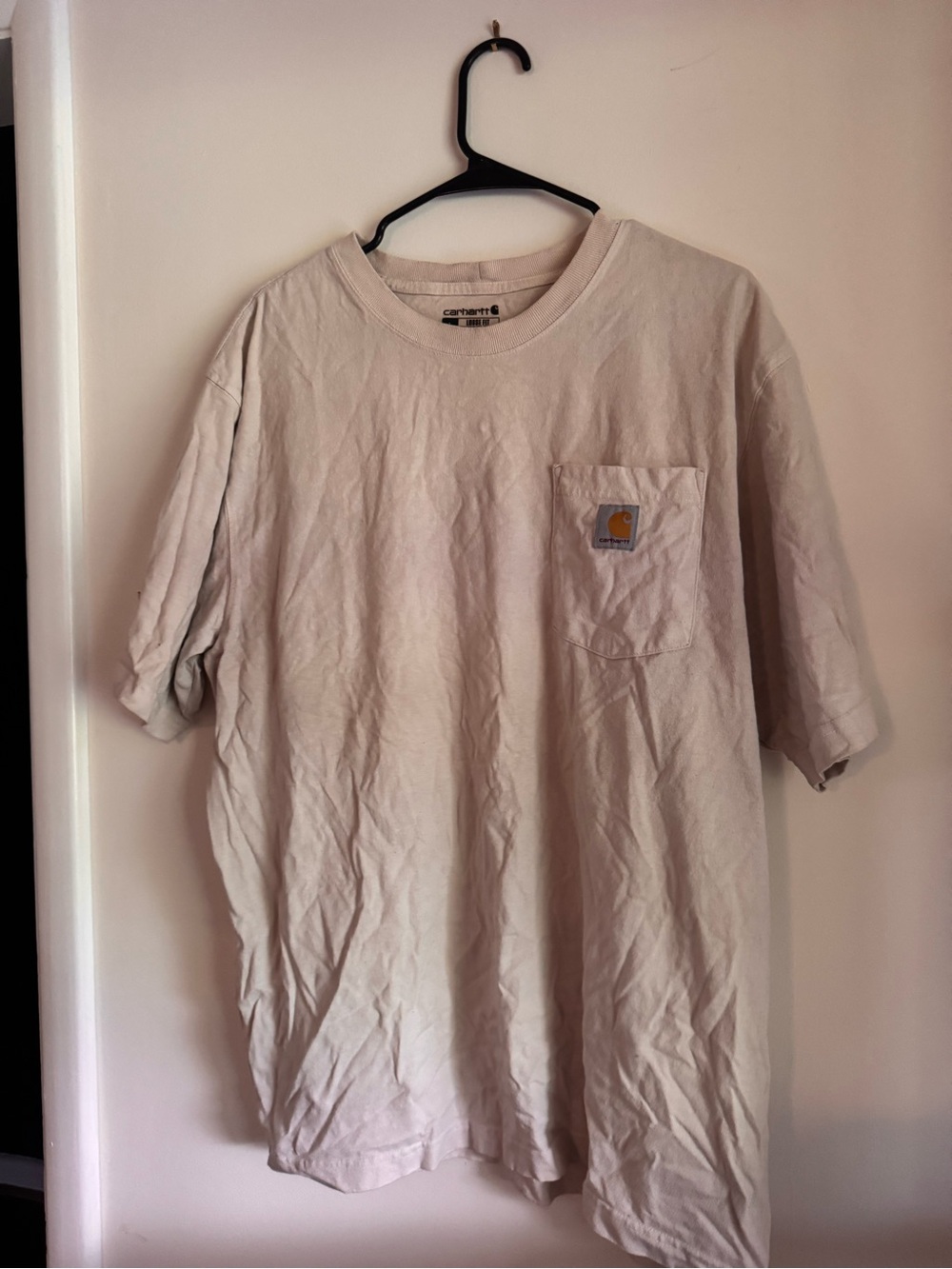 Carhartt Men's Pocket Tee in Light Tan